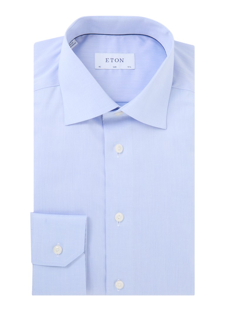 Camicia Eton slim-fit con colletto all'italiana
