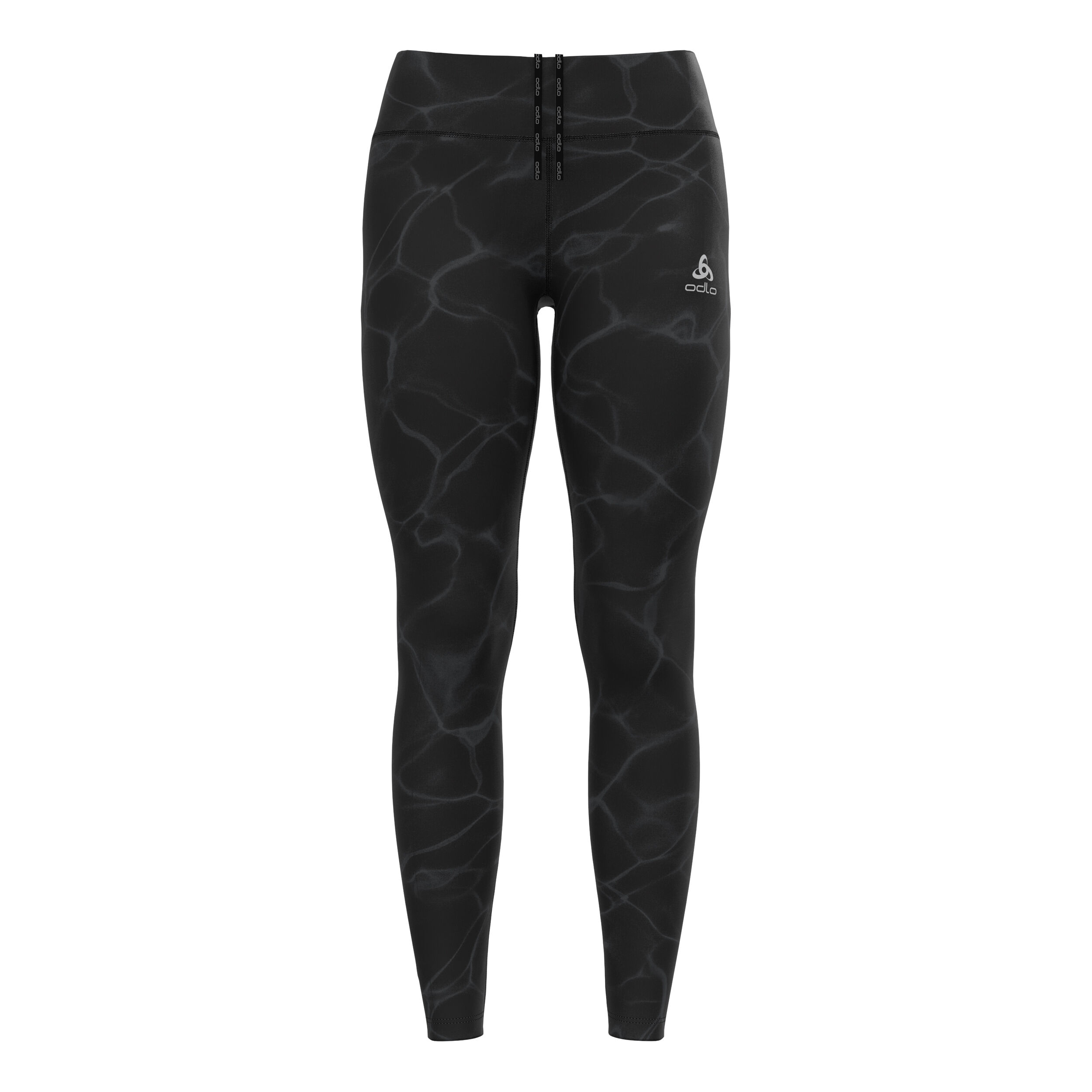 Zeroweight Print Lauftight Damen - Schwarz