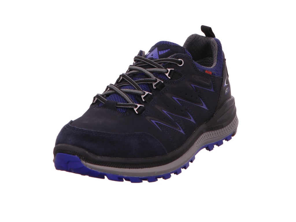 MEPHISTO Freizeit Schnürer blau Rake Off Tex