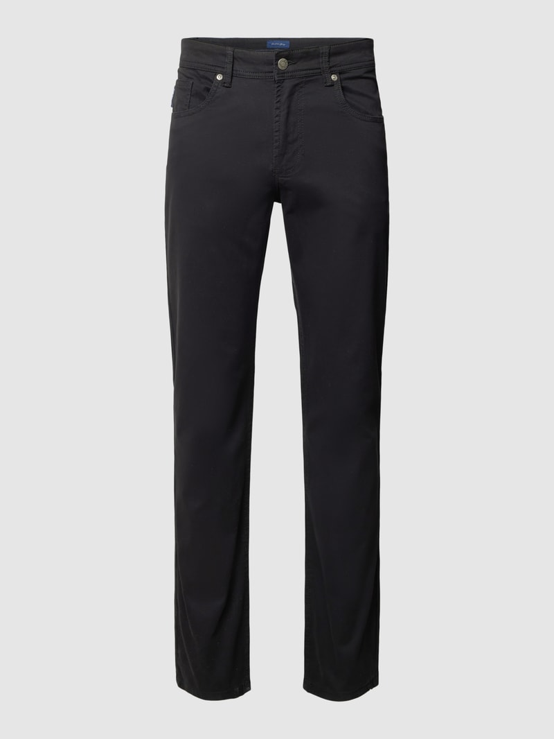 Jeans mit 5-Pocket-Design in schwarz