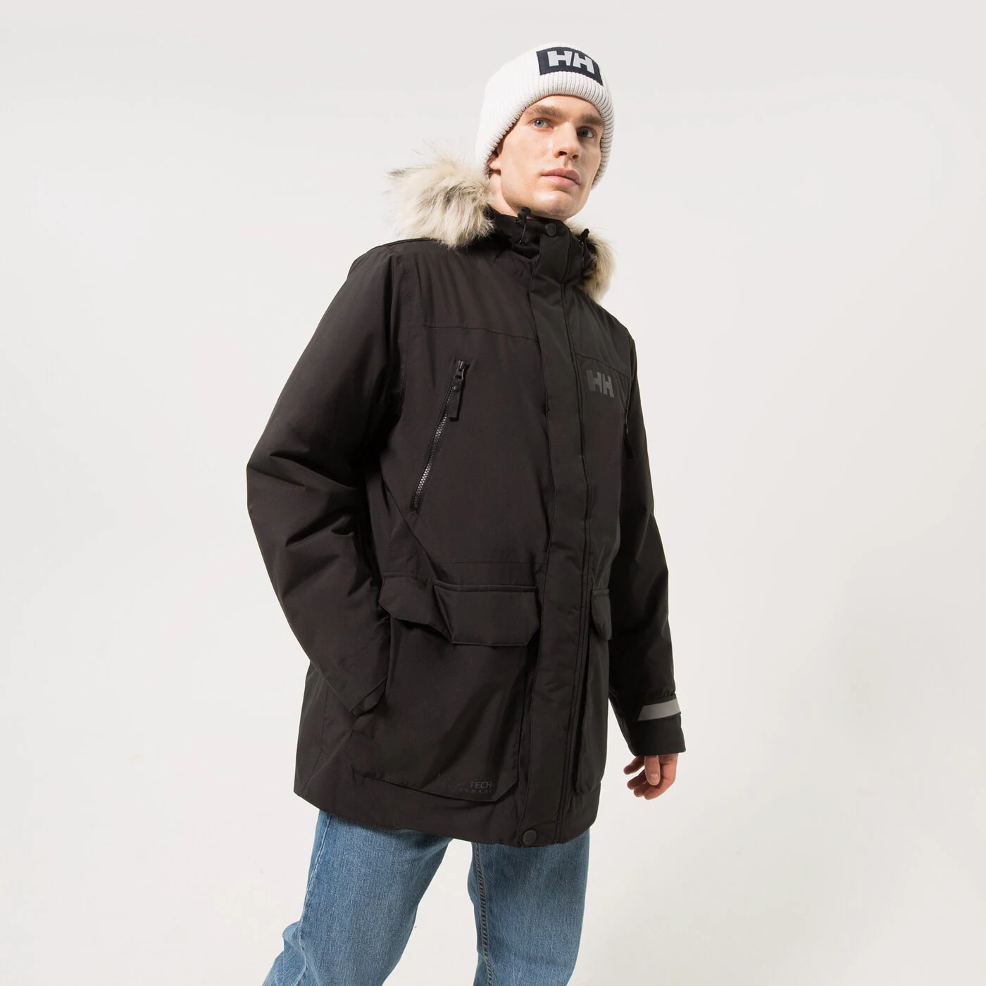 HELLY HANSEN JACKE WINTER REINE PARKA Schwarz