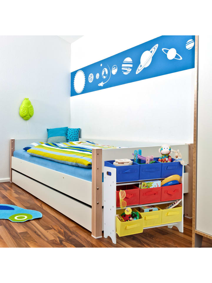 relaxdays Kinderregal in Bunt - (B)63 x (H)62 x (T)28 cm günstig kaufen onesize