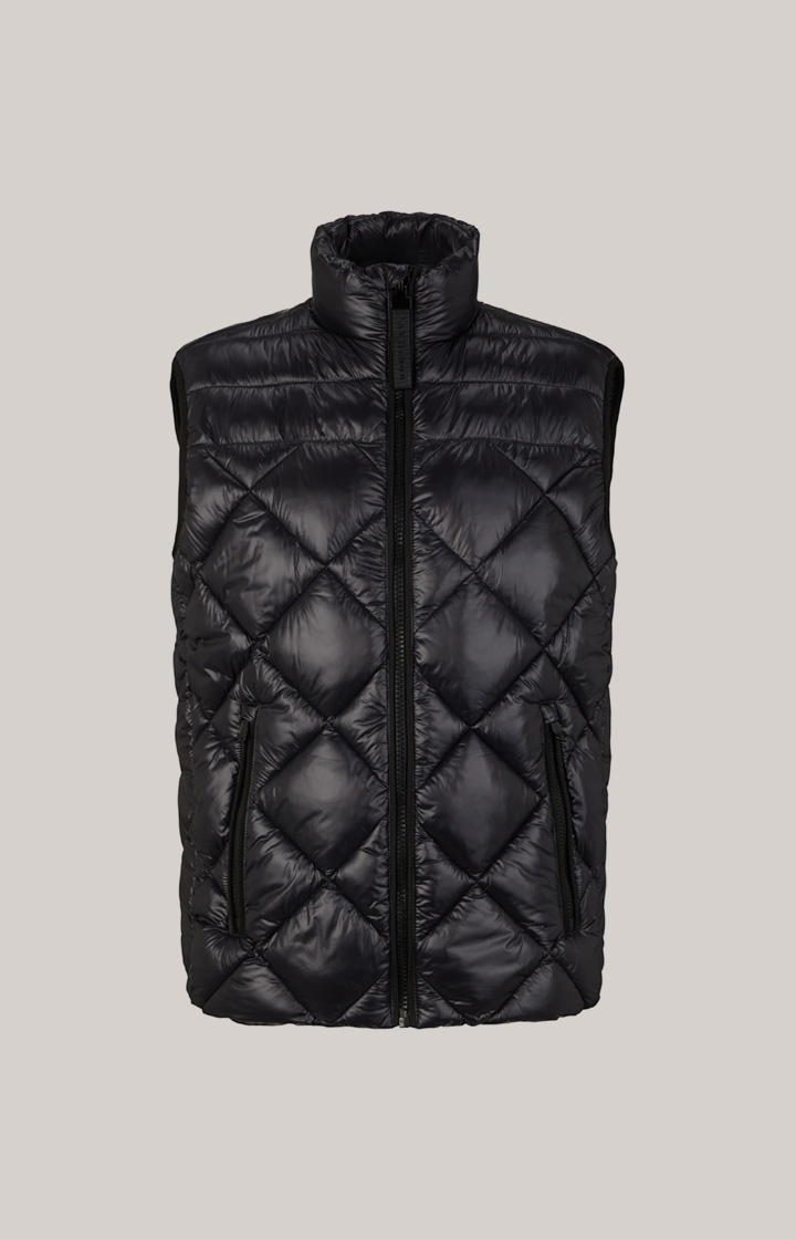 Nylon-Steppweste Vanor in Schwarz