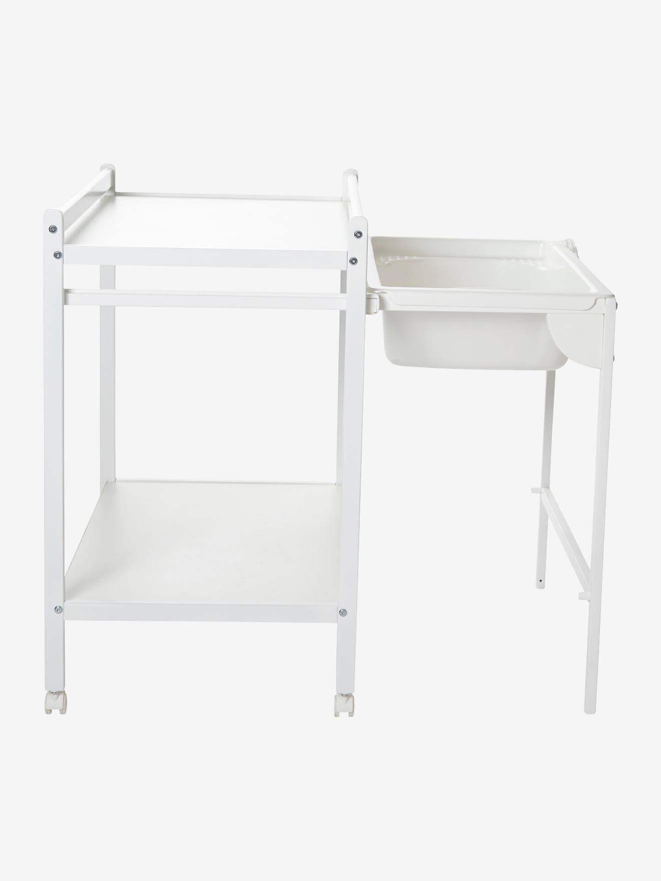 Vertbaudet Babyzimmer Wickeltisch mit Badewanne MAGICTUB - natur/weiß