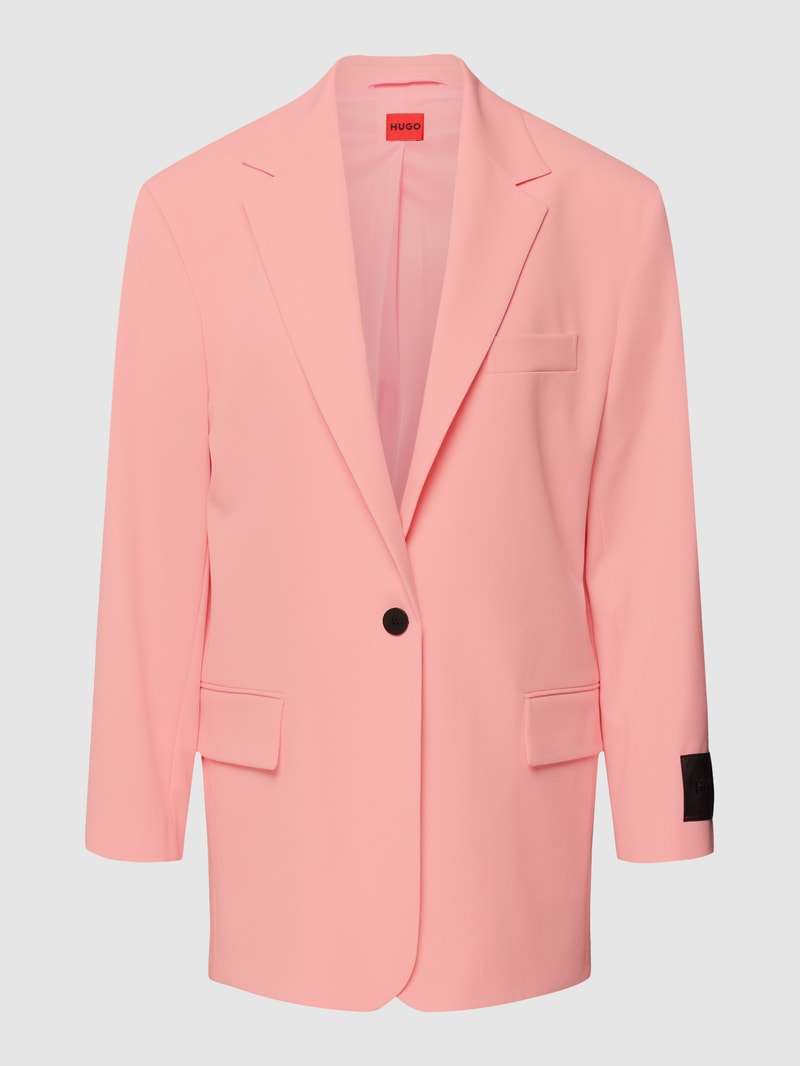 Blazer mit Pattentaschen Modell 'Asabella' in rosa