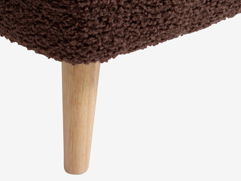 VILDSUND VILDSUND pouf 52x41 brown fabric