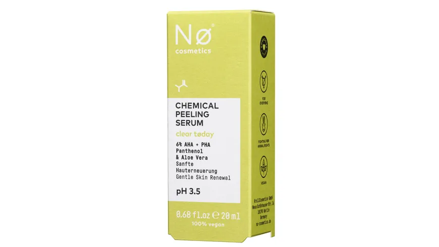 Nø Cosmetics clear tøday Chemical Peeling Serum 20 ml