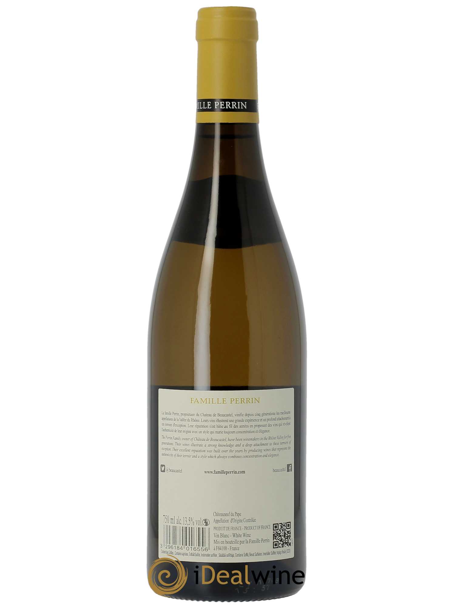 Châteauneuf-du-Pape Les Sinards Famille Perrin  2021 - Lot de 1 Bouteille