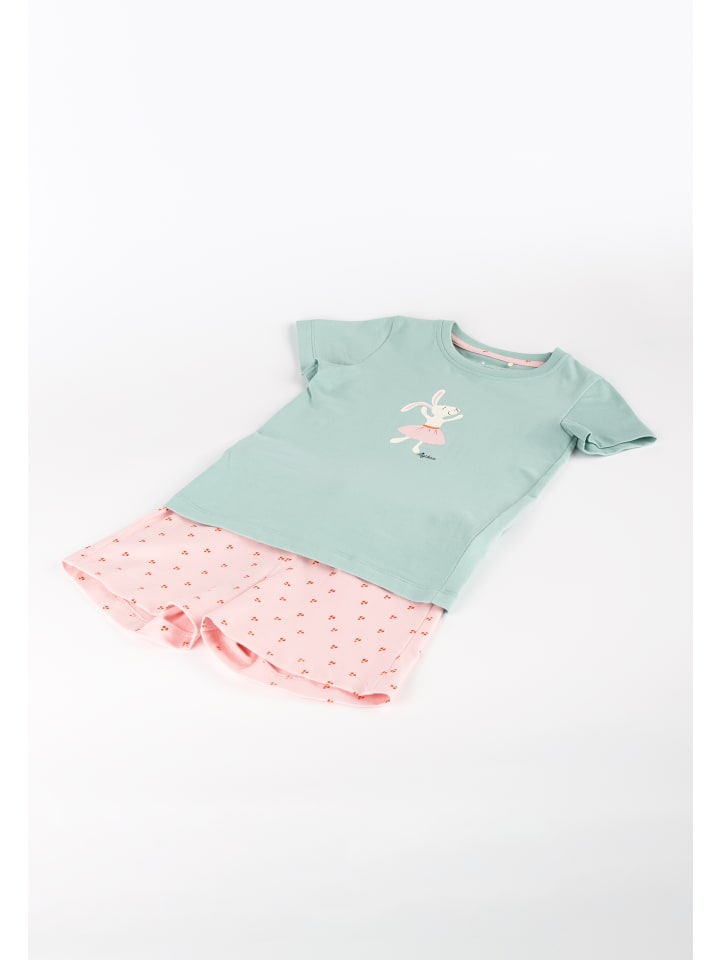 Sigikid Shorty Pyjama Kinder Schlafanzug in türkis/rosa günstig kaufen