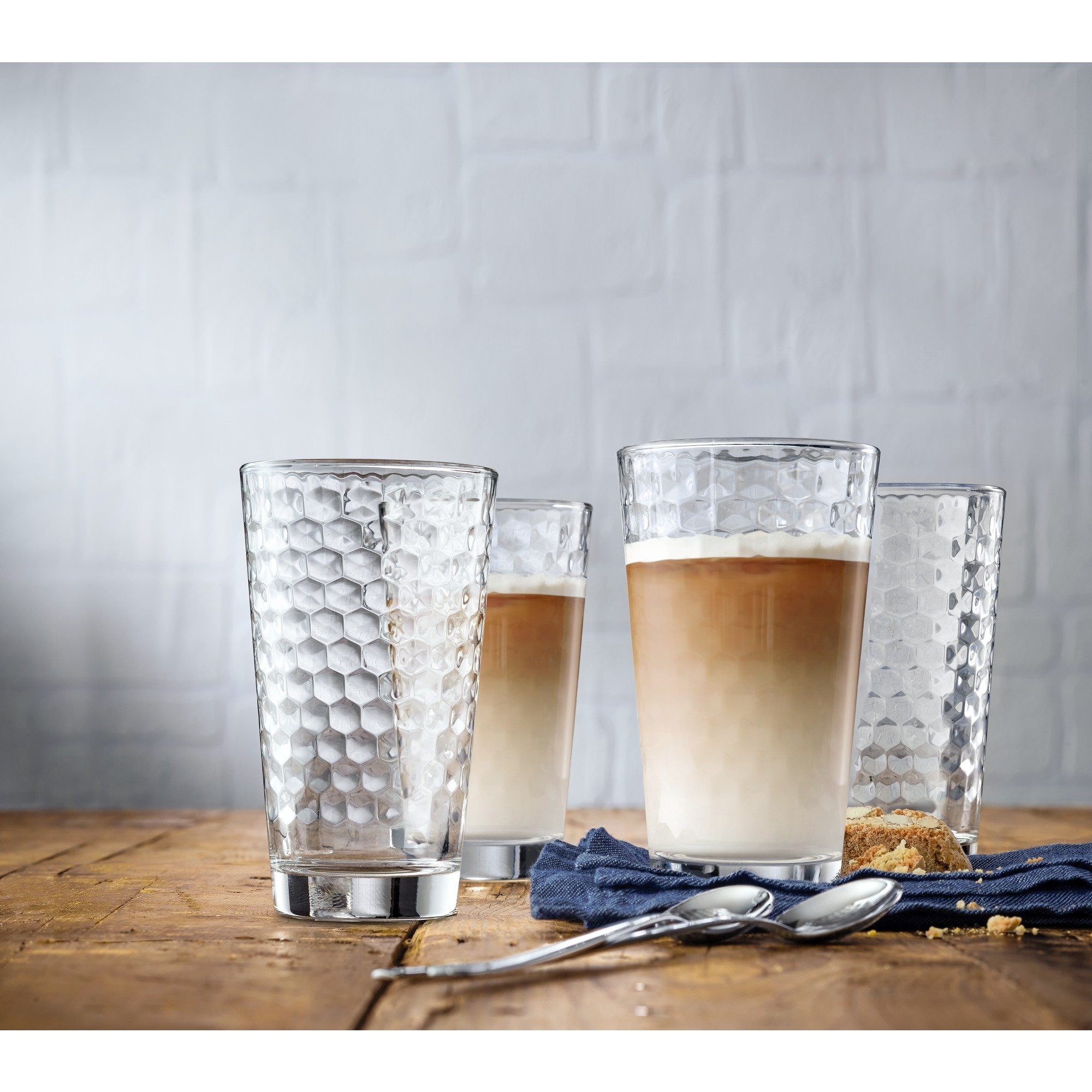 WMF Gläser-Set CoffeeTime, Glas, Hitzebeständiges Glas, 4-teilig