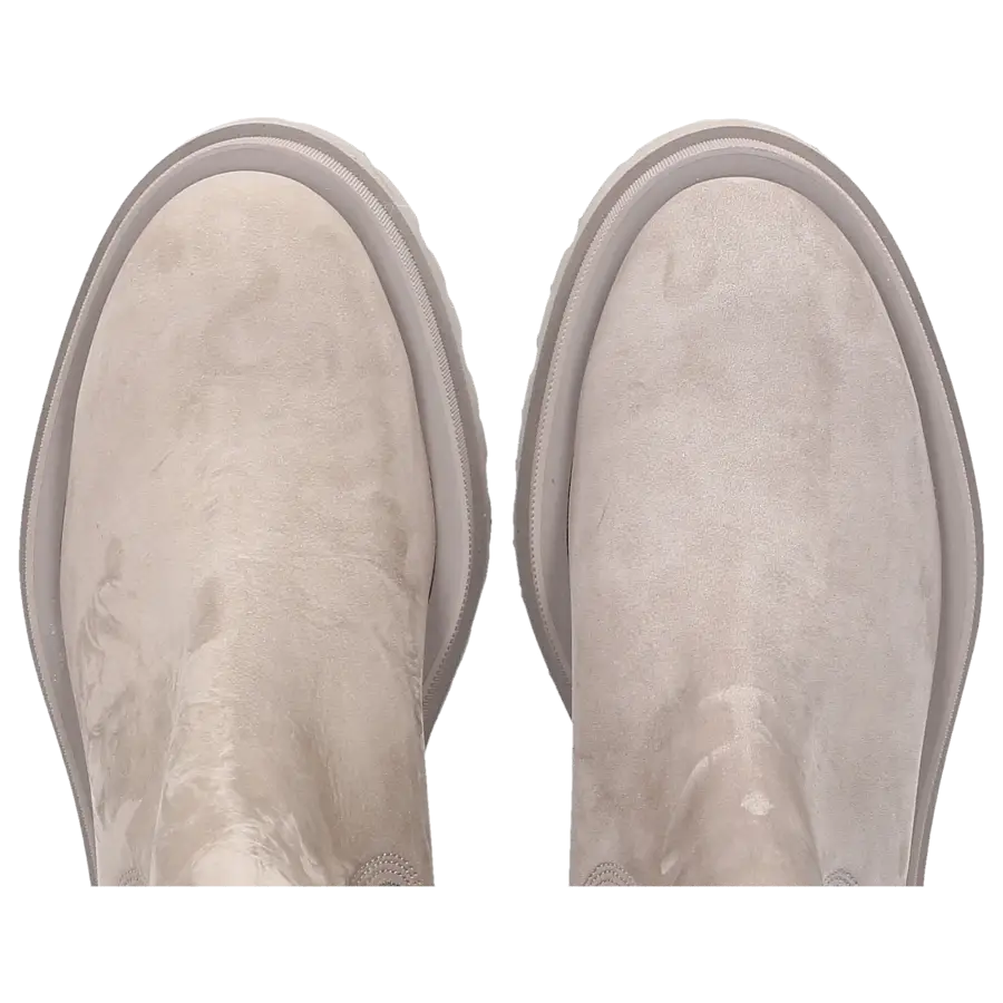 305 SOBE - Chelsea Boots DEBBIE Nubukleder - beige