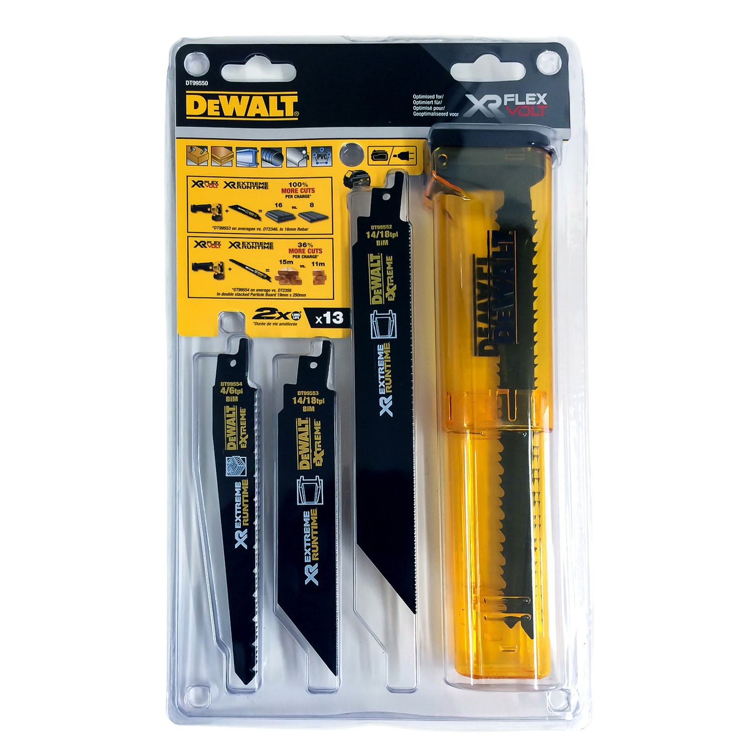 DeWalt DT99551-QZ 8 részes szúrófűrészlap-készlet