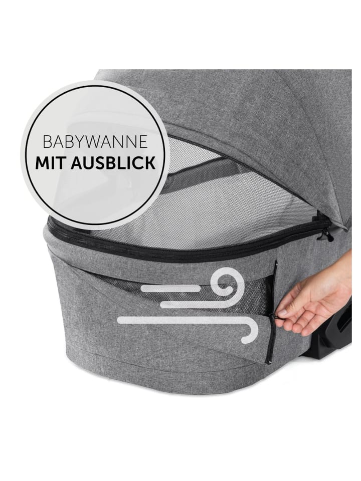 Hauck 3in1 Kinderwagen-Set Vision X Trio Set Black in grau günstig kaufen onesize