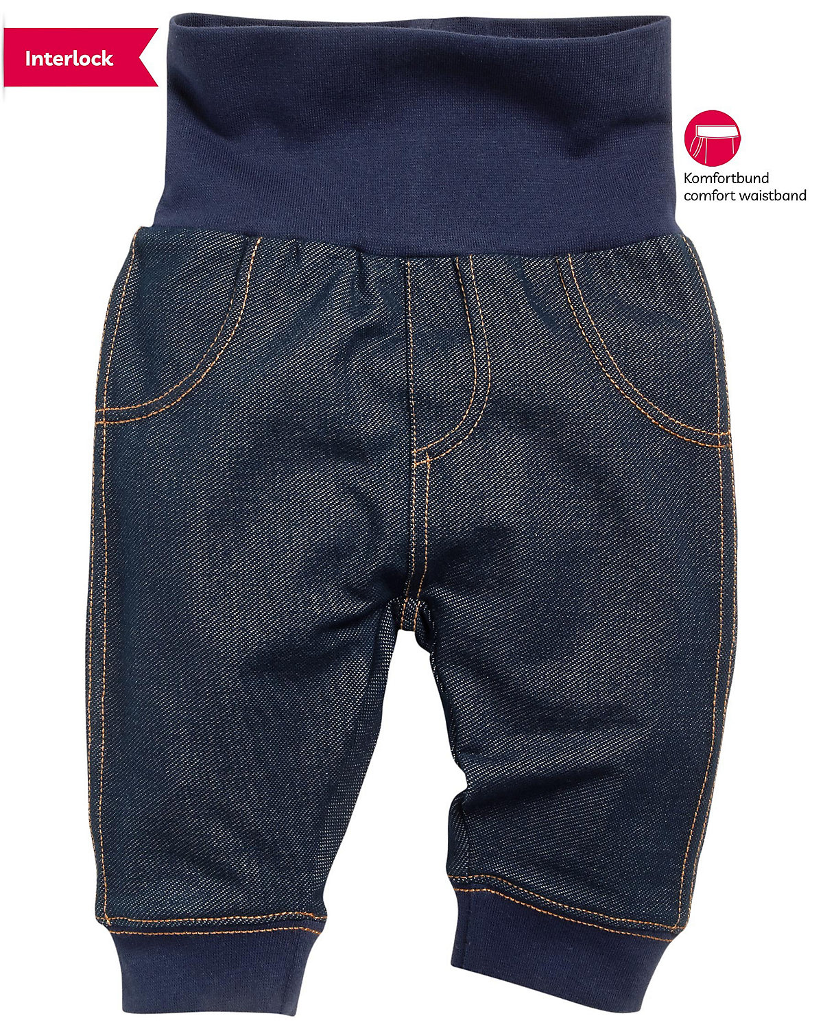 Baby Sweat-Hose Jeans-Optik Jogginghosen NewbornU