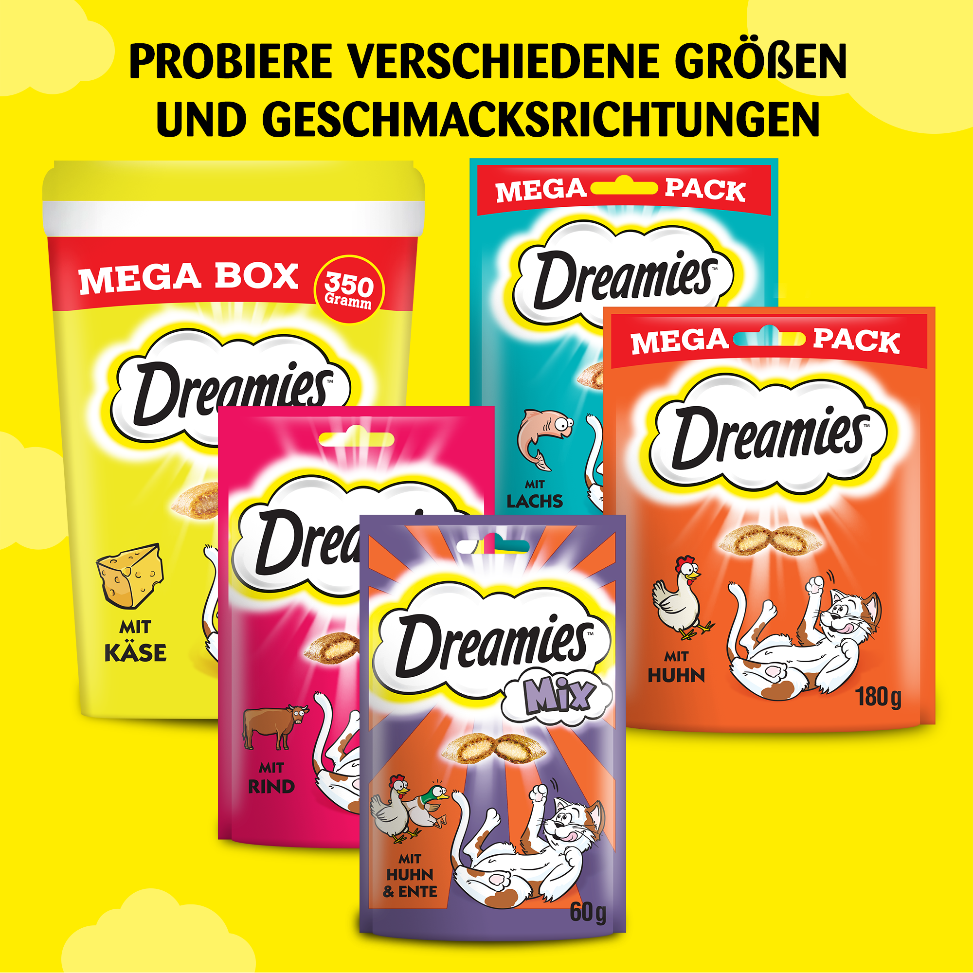 Dreamies Snacks Dreamies Mix 6x60g Huhn & Ente