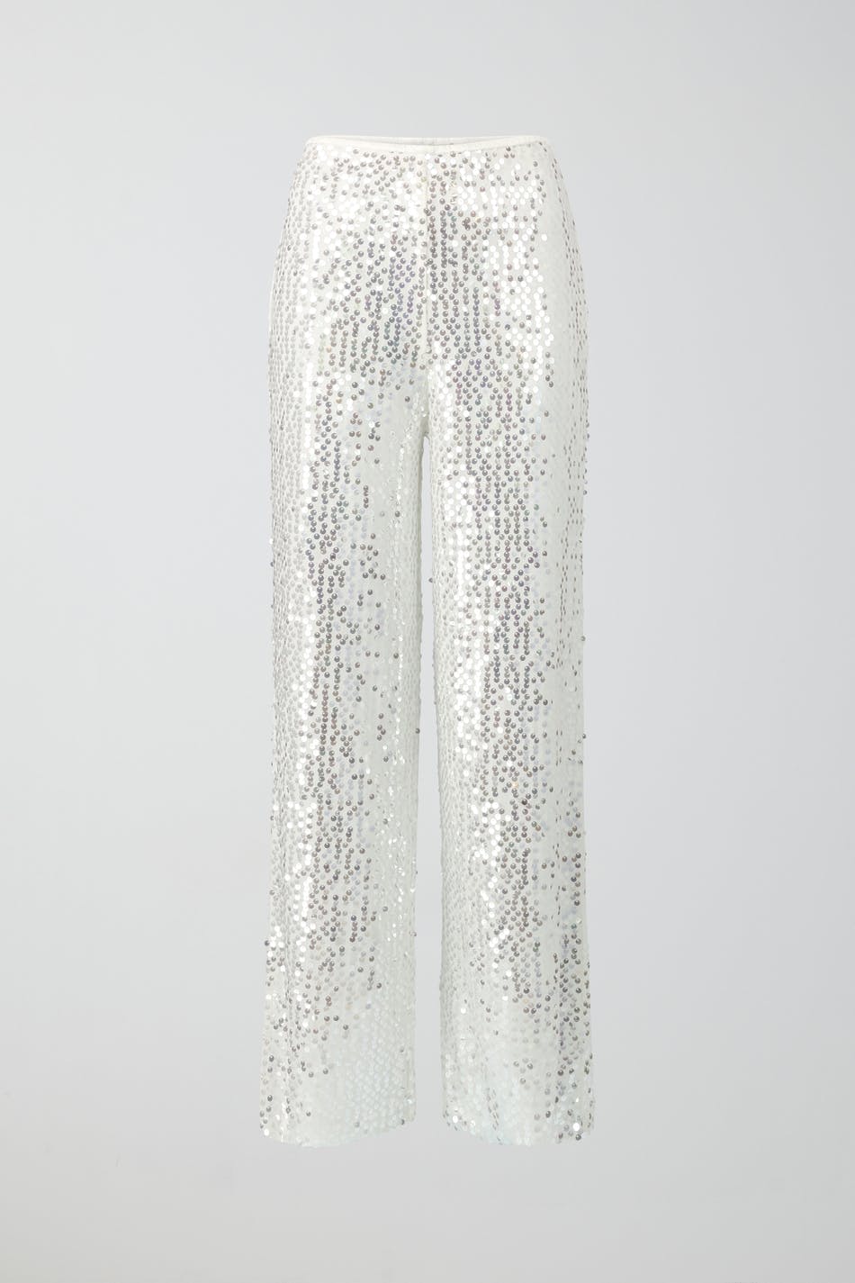 Shimmer sequin trousers