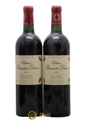 Château Branaire Ducru 4ème Grand Cru Classé  2005 - Lot de 2 Bouteilles