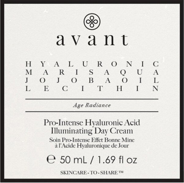 Avant Age Radiance Pro-Intense Hyaluronic Acid Illuminating Day Cream Tagescreme