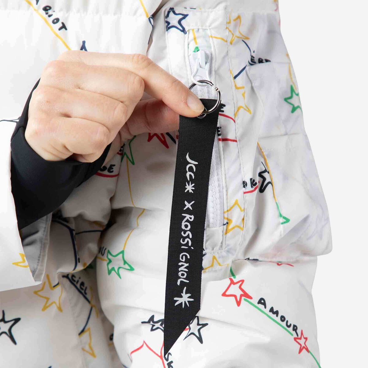 JCC Modul Printed Down Bomberjacke für Damen
