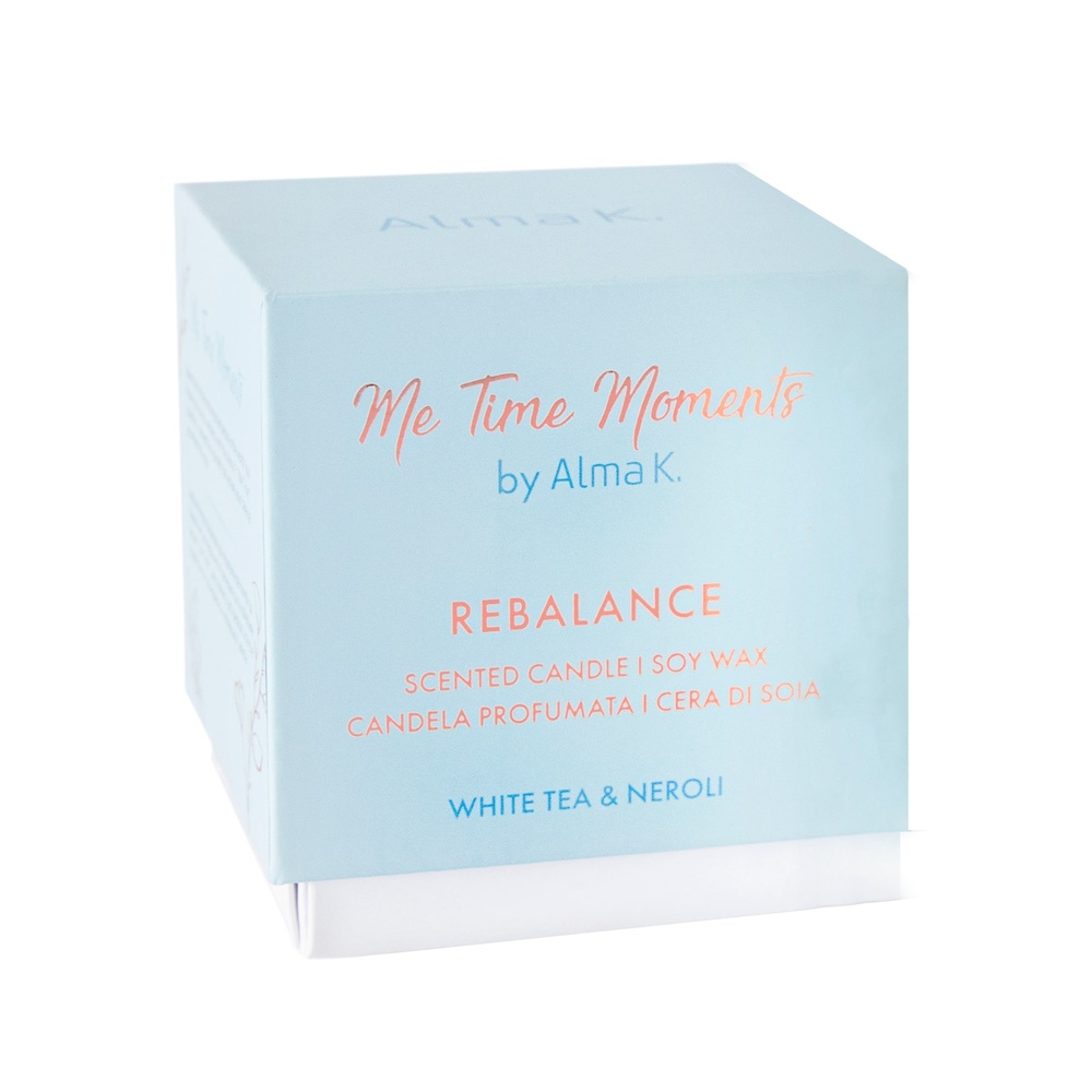 alma k REBALANCE Bougie Parfumée - Thé Blanc et Néroli Bougie Parfumée