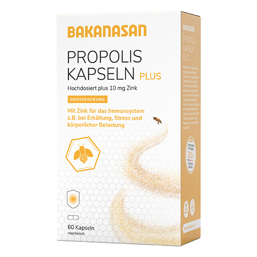 BAKANASAN Propolis Kapseln plus  60 St  Kapseln