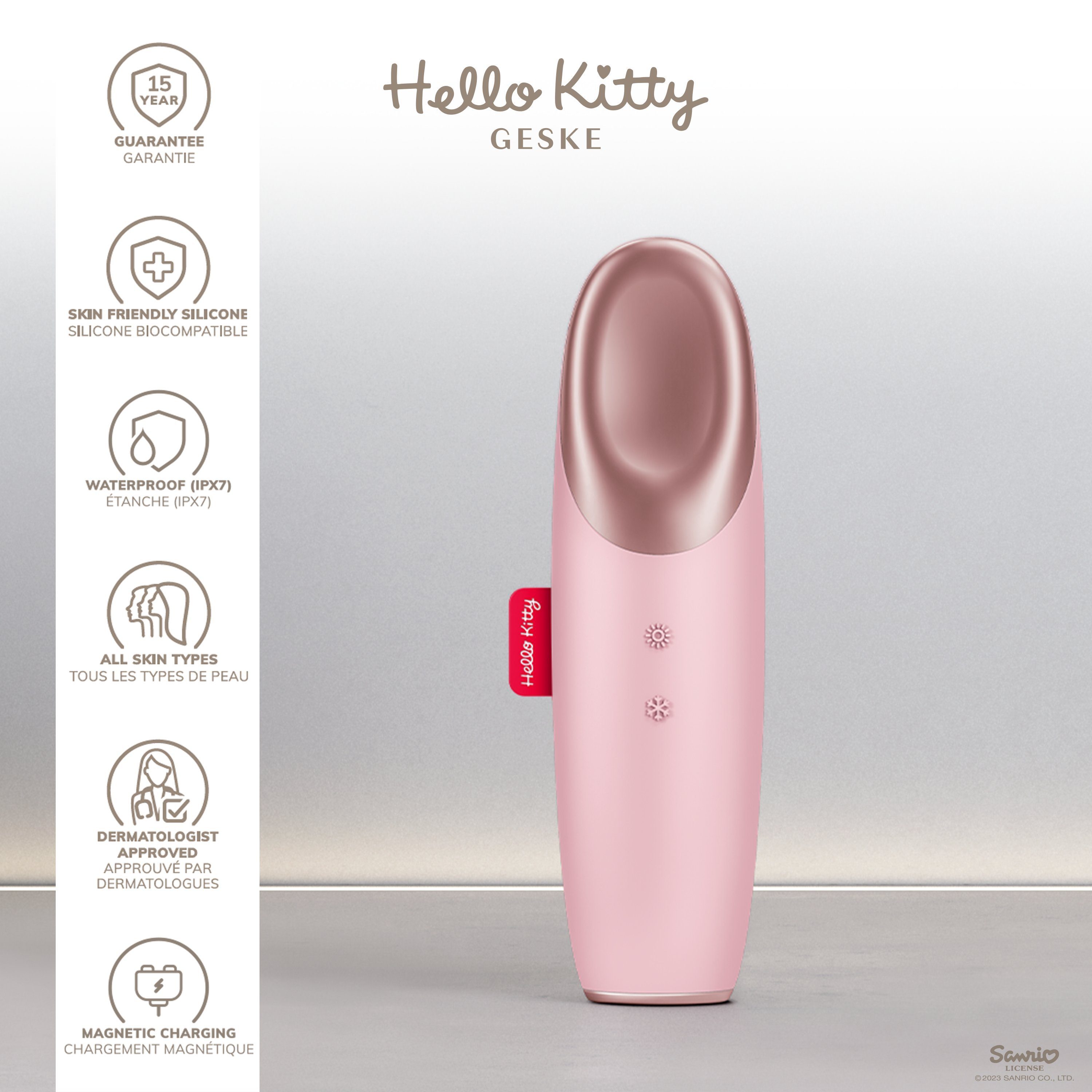 Hello Kitty Augen-Roll-on SmartAppGuided™ Warm & Cool Eye Energizer 6 in 1, 2-tlg., Gerät inkl. kostenloser APP (SmartAppGuided Device), Mit der GESKE App erhältst Du deine personalisierte Hautpflegeroutine.