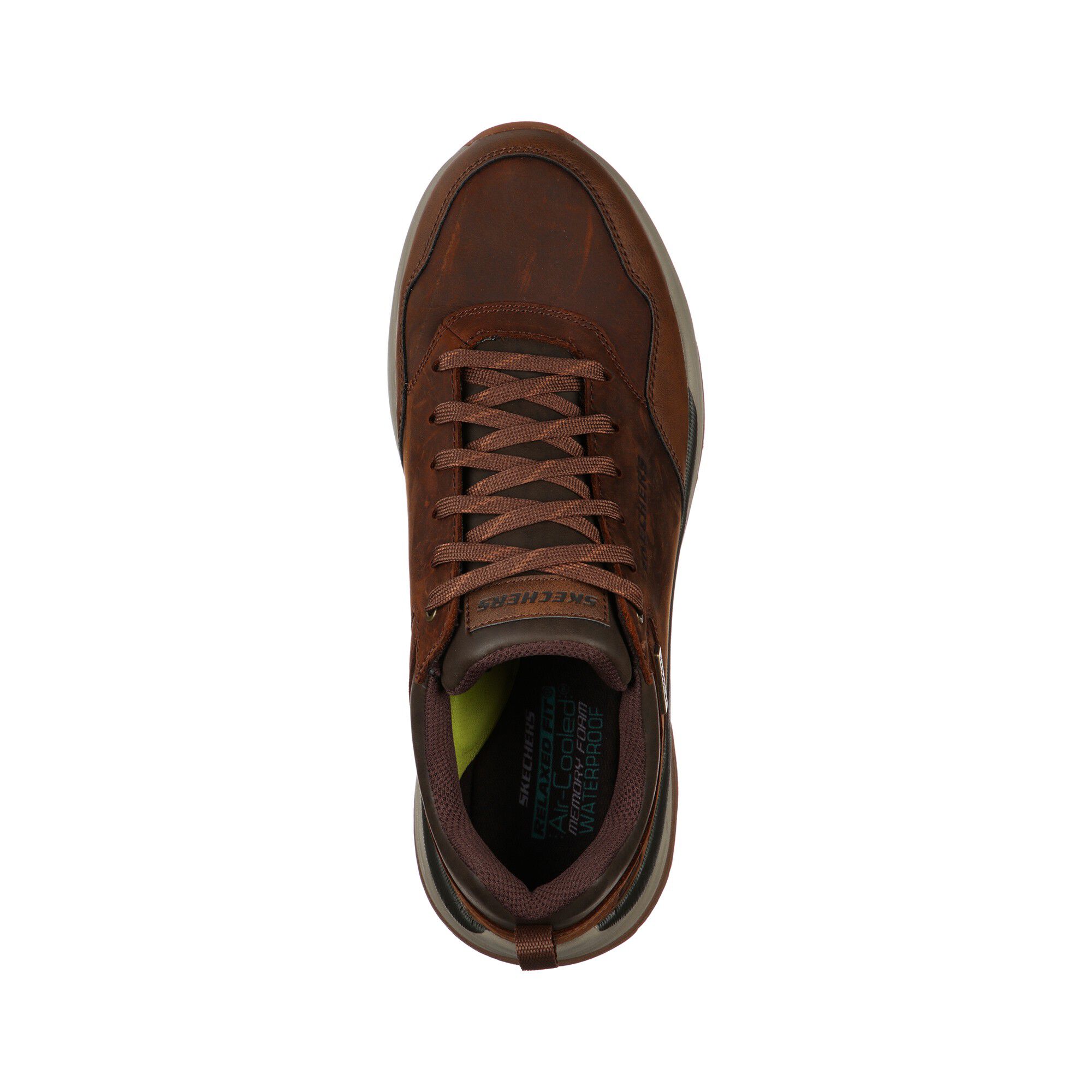 Baskets cuir imperméable Relaxed Fit Benago Hombre