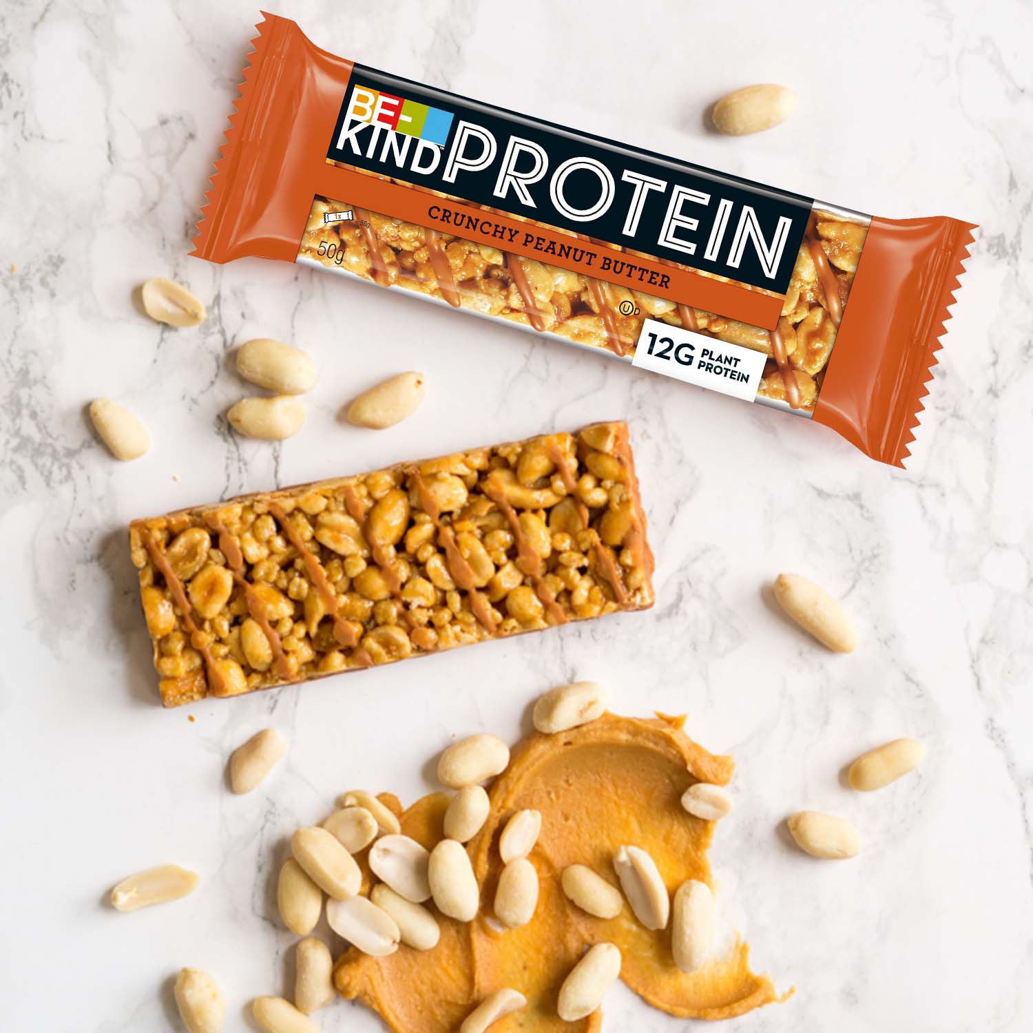 BE-KIND Protein Crunchy Peanut Butter 50g