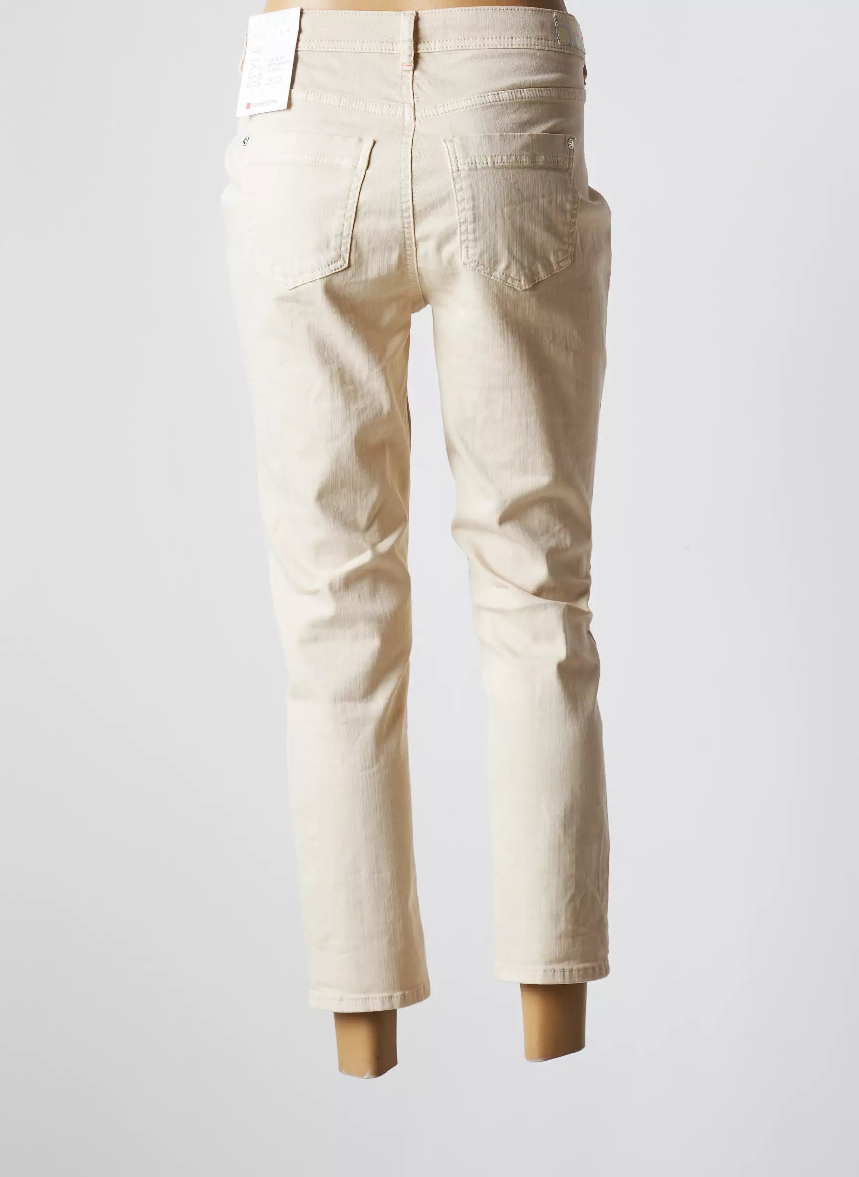 Street One Pantalon7 8 Femme couleur beige