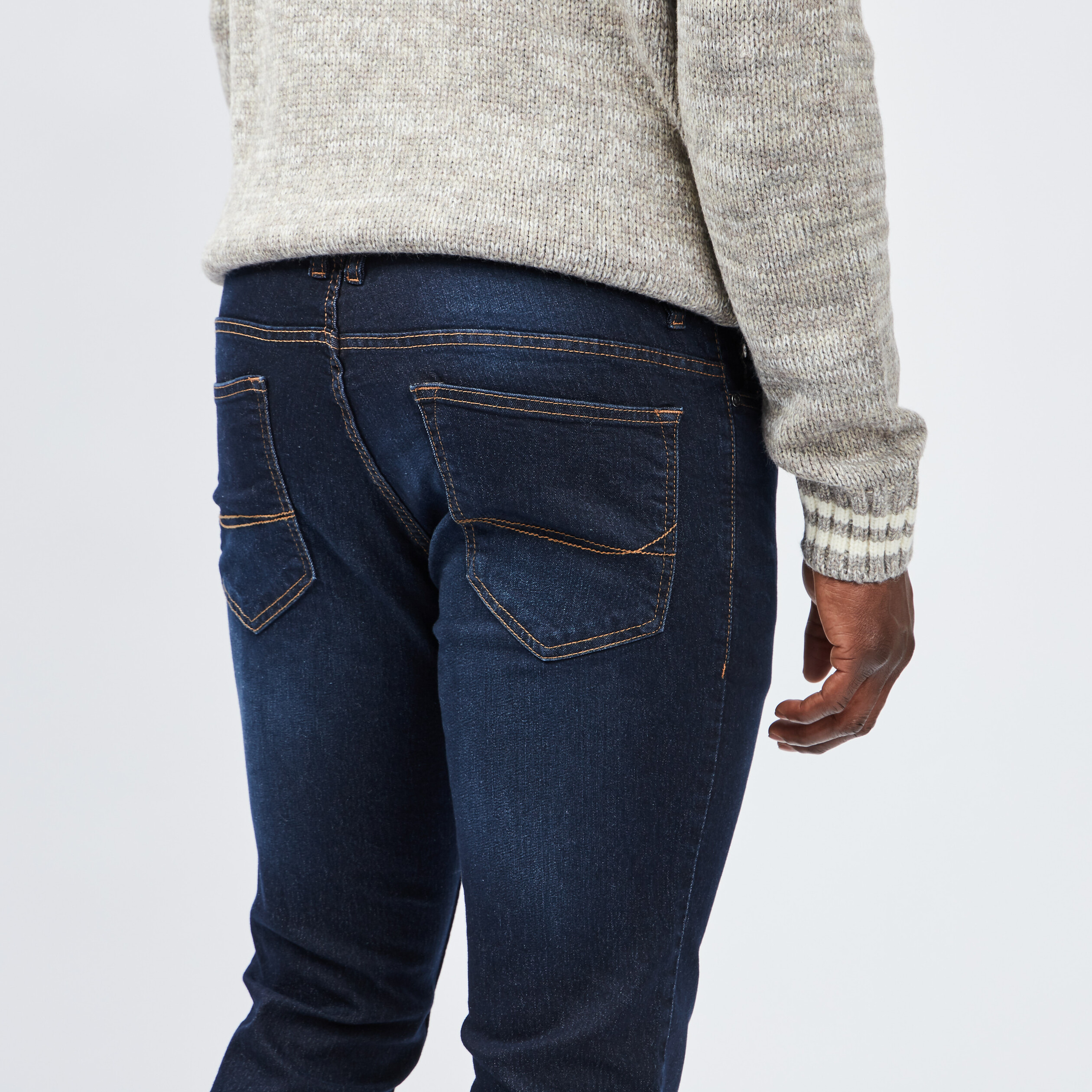 Jeans coupe skinny denim brut homme | La Halle