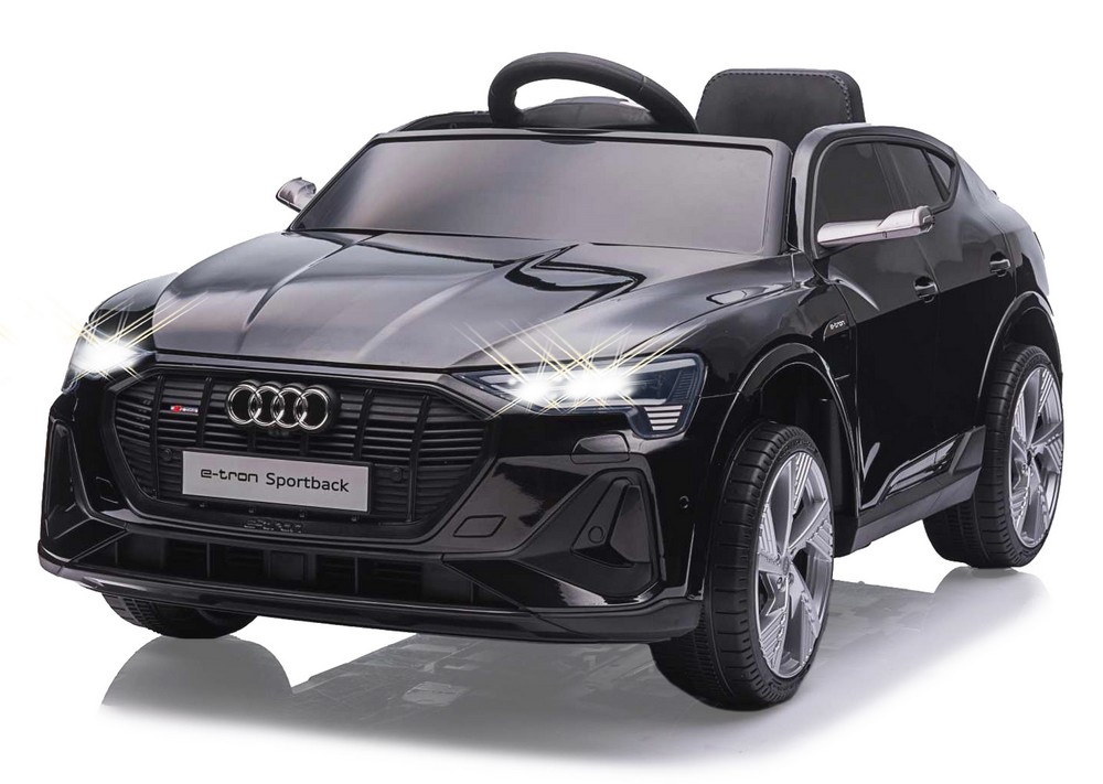 Jamara e.K. JAMARA-461821-Ride-on Audi e-tron Sportback schwarz 12V 2,4GHz