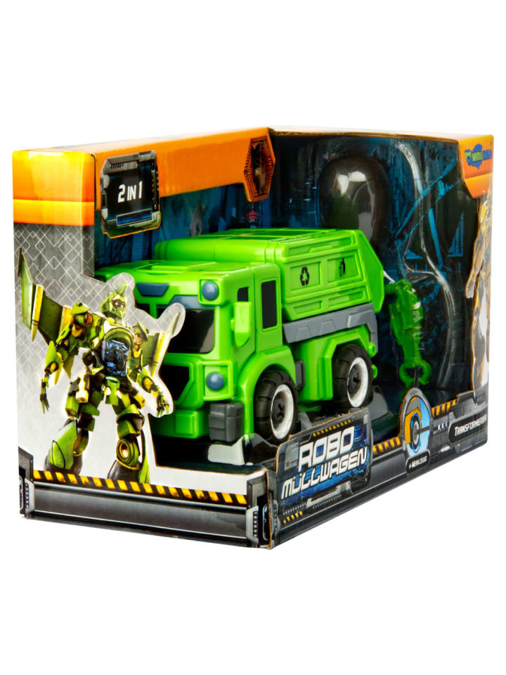 miniHeld Transformierbarer Roboter Müllwagen LKW Spielzeugauto Fahrzeug Laster 3 Jahre günstig kaufen onesize