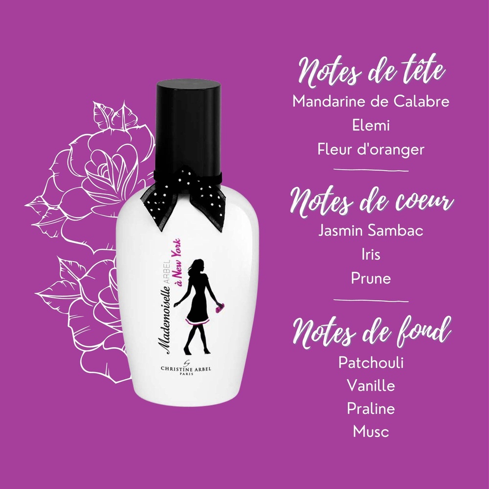 christine arbel Mademoiselle ARBEL à New York EDT 100 ml EAU DE TOILETTE