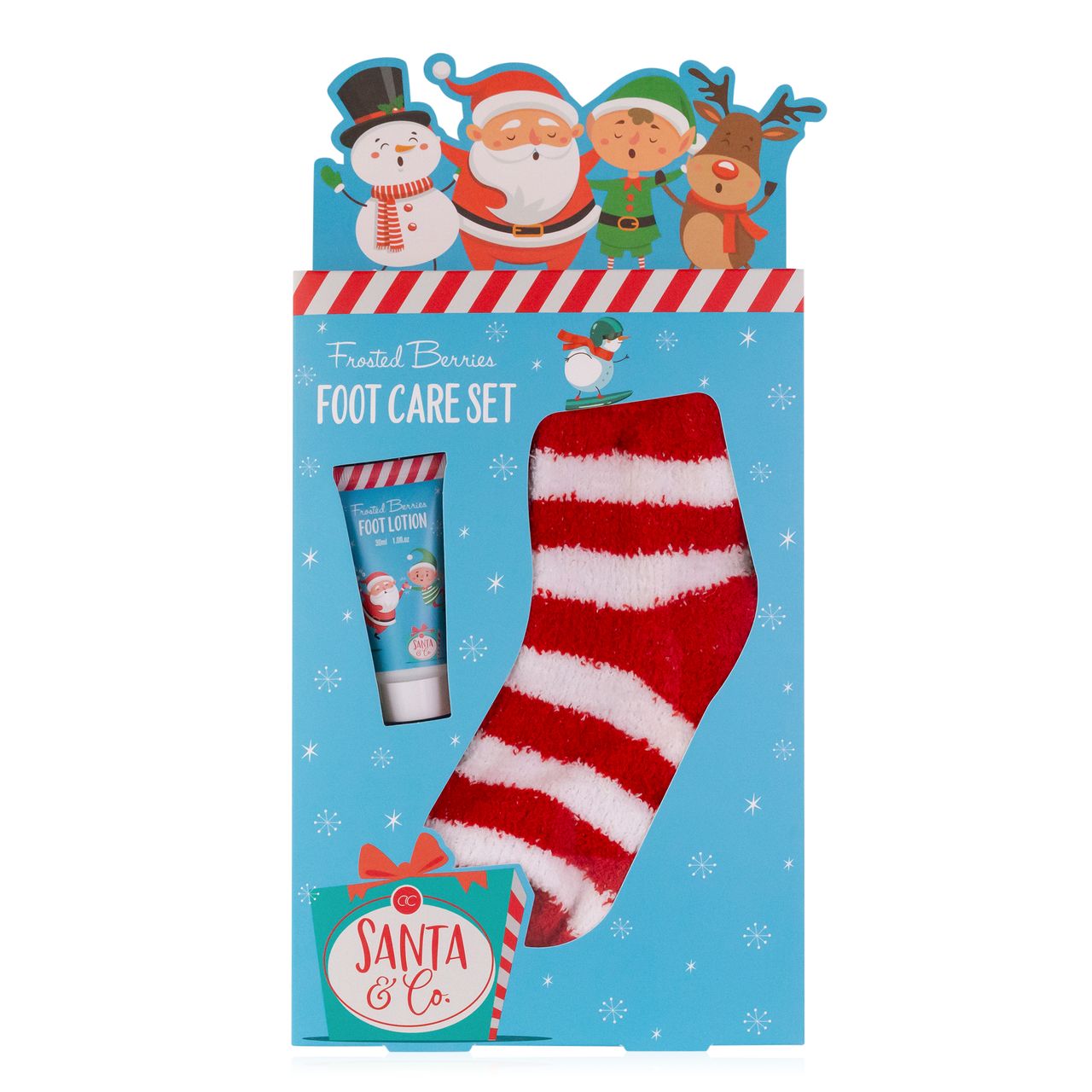 accentra Fußpflegeset SANTA & CO in Geschenkbox