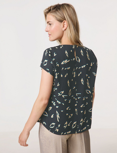 Blusenshirt mit Allover-Print