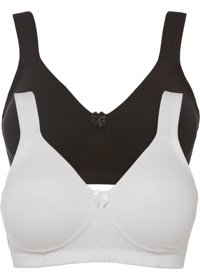 Minimizer T-Shirt BH ohne Bügel mit Bio-Baumwolle (2er Pack)
