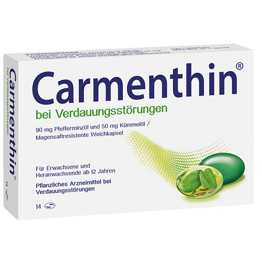 CARMENTHIN bei Verdauungsstörungen msr.Weichkaps.  14 St  magensaftresistente Weichkapsel