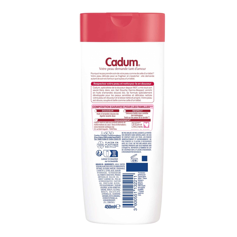 cadum Dermo-Respect Gel douche Dermo-Respect