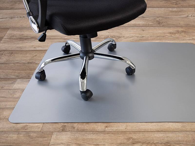 Bodenschutzmatte Floordirekt Pro Hartböden Grau Polypropylen 1200 x 1500 mm