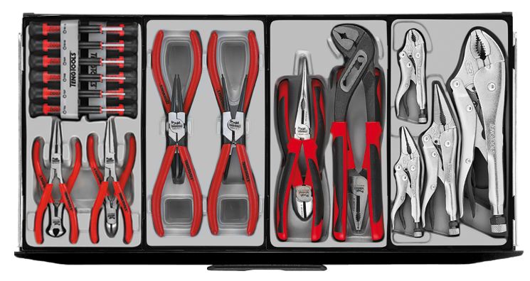 Teng Tools 122390125 MEGA MASTER set alata TCMM1011NBK kolica za alat 1226 dijelova 'Crno izdanje'