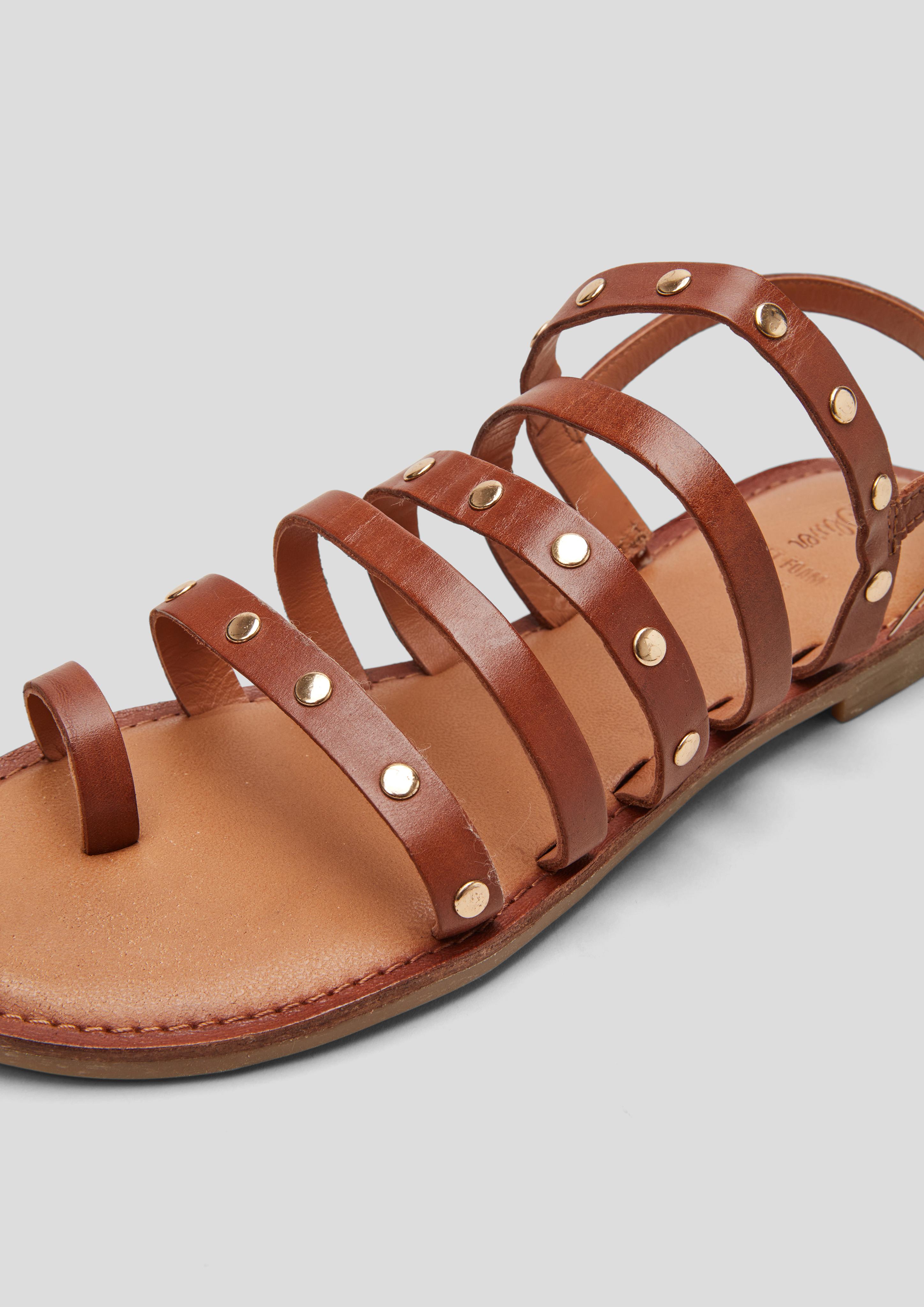 Riemchen-Sandalen aus Echtleder  101.101.103.28110-305