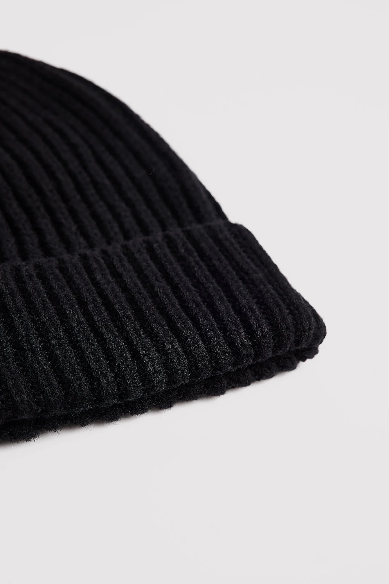 Recycelte schlichte Strickmütze