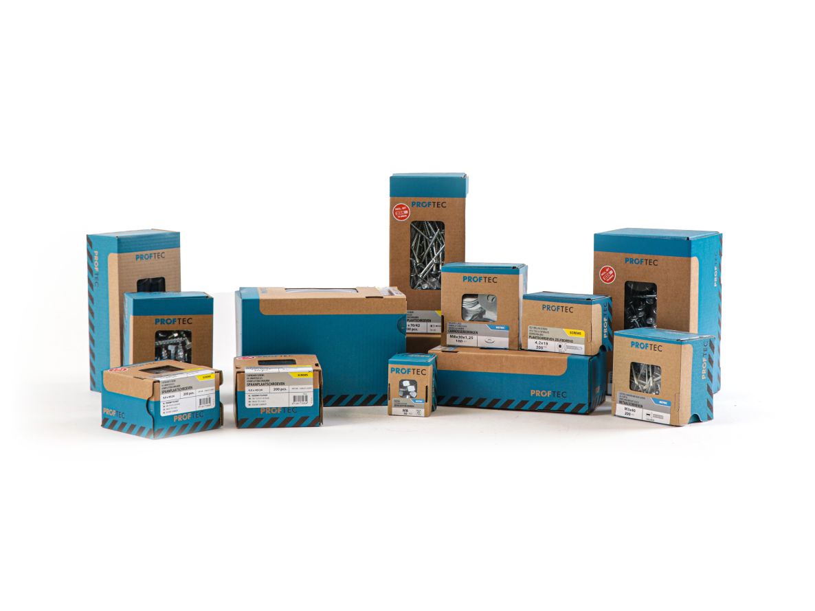 Proftec 5501.01.74401 Parafuso de ancoragem passante ETA OPTION 7 VZ M12 x 80/5 mm - 20 peças