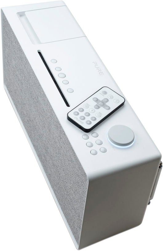 Pure Evoke Home Digitalradio (DAB) (Digitalradio (DAB), FM-Tuner, Internetradio, 100 W, zusätzliches CD Laufwerk)