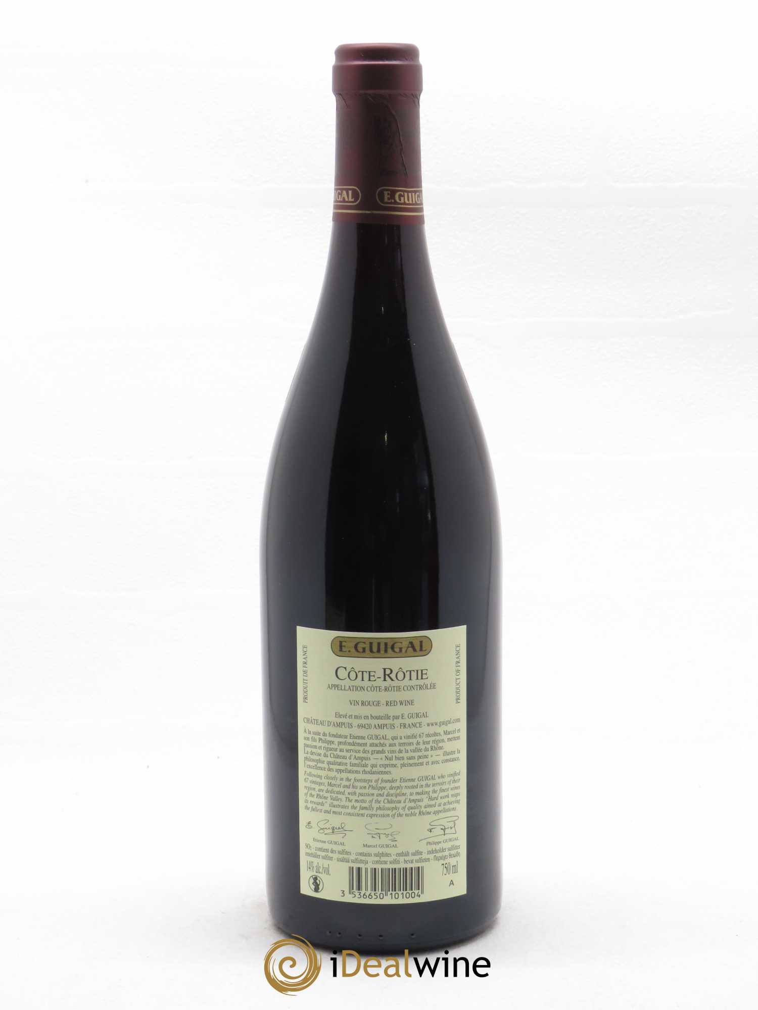 Côte-Rôtie Côtes Brune et Blonde Guigal  2019 - Lot de 1 Bouteille