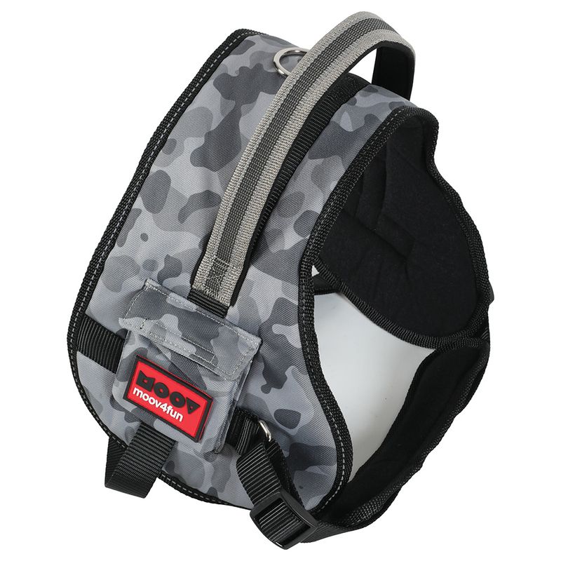 Zolux Moov Verstellbares Hundegeschirr, Camouflage Grau | bitiba