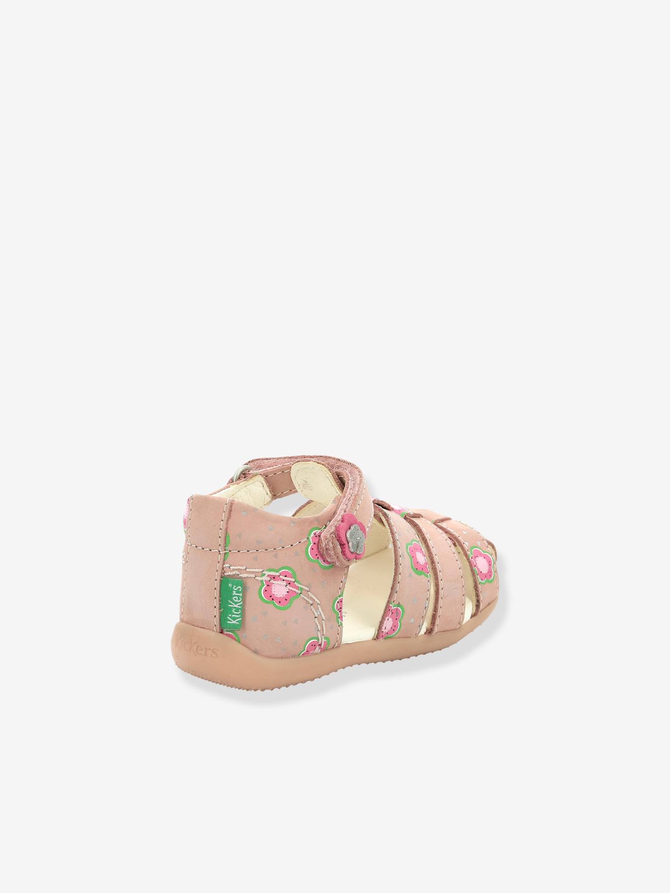 Kickers Baby Sandalen BIGFLO-2 ICONIQUE BIBOO KICKERS - rosa geblümt