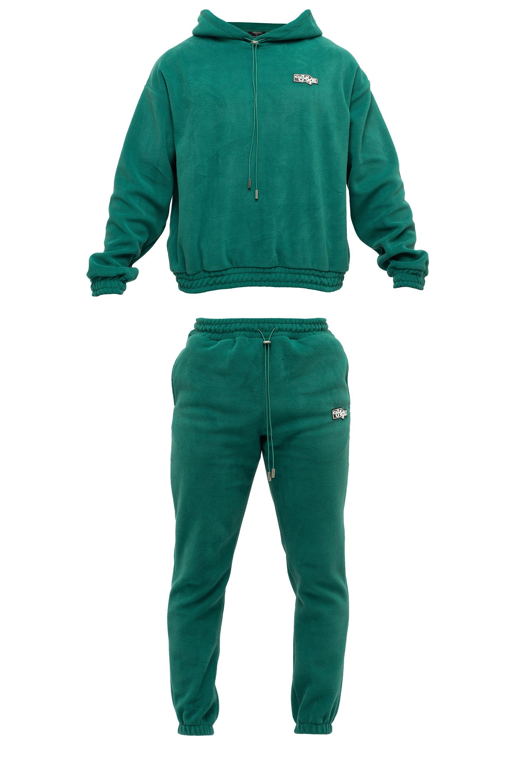 Tom Barron Trainingsanzug Lässiger Oversize-Fleece-Trainingsanzug