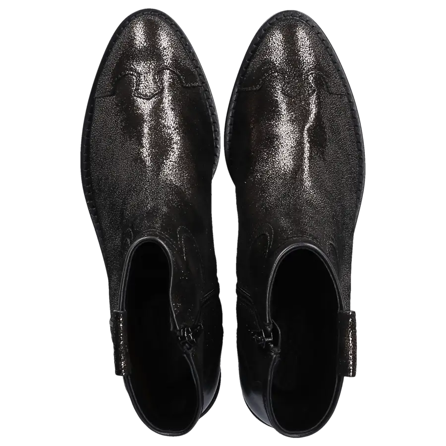 SEE BY CHLOÉ - Stiefeletten SB350 Veloursleder Logo schwarz - schwarz