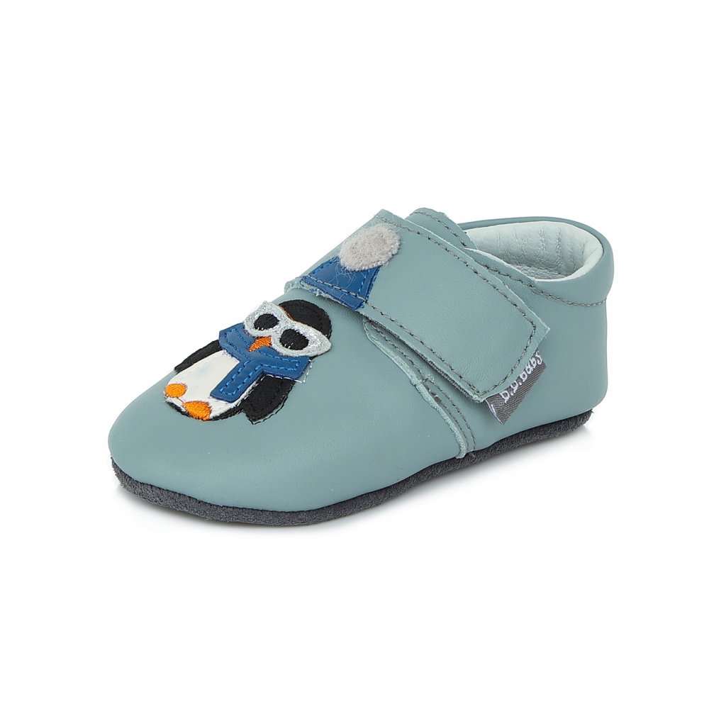 D.D.Step 624 Dark Grey (K1596) dunkelgraue Krabbelschuhe